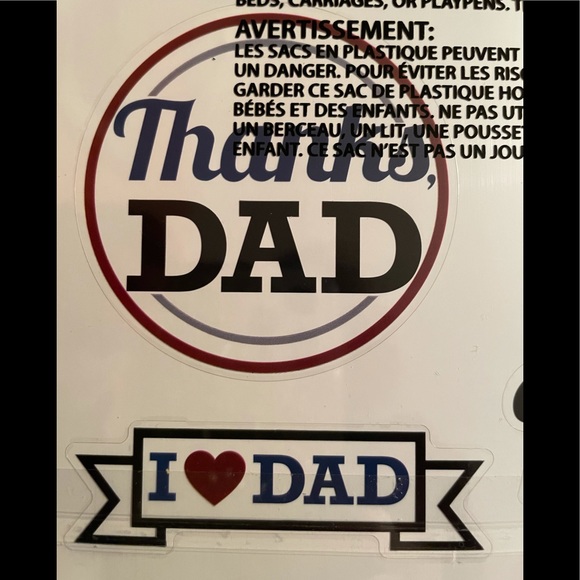 #1 Dad BEST DAD Father Gift DIY Sticker Set - Picture 6 of 7